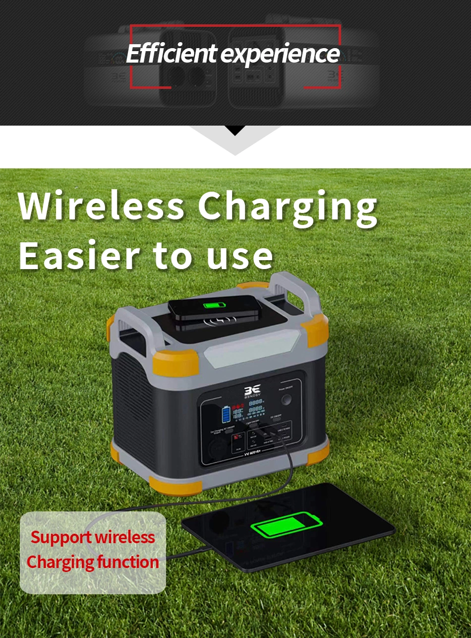Mobile Wirless Charger Power Supply Portable Power Station MPPT Support AC DC PD type-c car Solar Generator Power station