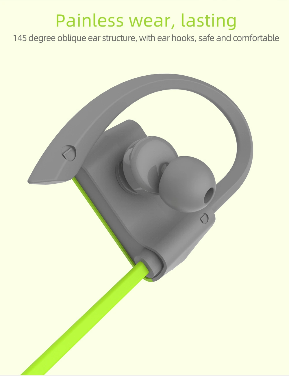 Free Sample Wired Earphones Waterproof Function in Ear Sport Earbuds