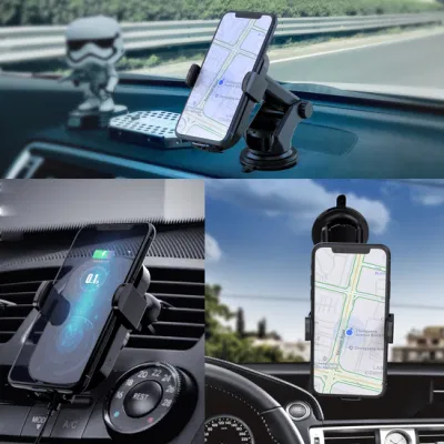 N12 Car Phone Holder Automatic Infrared Induction Fast Wireless Charger