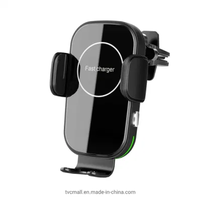 Cw16 Wireless Car Charger Mount 15W Fast Charging Suction Cup Mount Phone Holder Car Charger